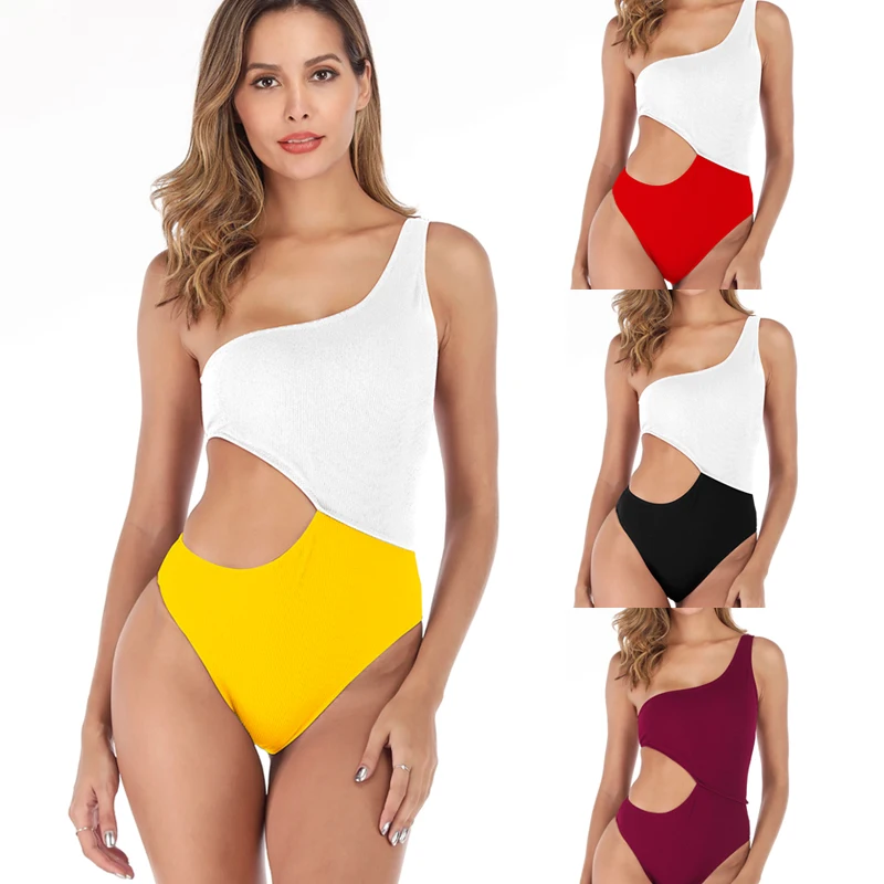 Sexy One Piece Swimsuit Women Swimwear Female Solid Stitched Color Thong Backless Monokini Bathing Suit XL
Sexy One Piece Swimsuit Women Swimwear Female Solid Stitched Color Thong Backless Monokini Bathing Suit XL