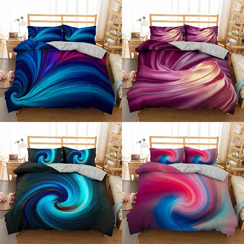 3D Print Bedding set Quilt set Creativity Colorful Whirlpool Abstract Pattern Gradient Color Duvet Cover Pillowcases Multi Size
3D Print Bedding set Quilt set Creativity Colorful Whirlpool Abstract Pattern Gradient Color Duvet Cover Pillowcases Multi Size