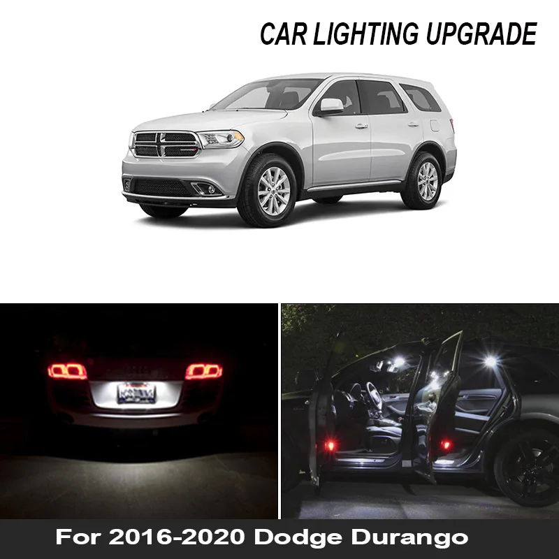 10x Canbus LED Light Bulbs Interior Kit For 2016-2020 Dodge Durango Map Glove Box Trunk Cargo License Lamp 12V Car Light
10x Canbus LED Light Bulbs Interior Kit For 2016-2020 Dodge Durango Map Glove Box Trunk Cargo License Lamp 12V Car Light