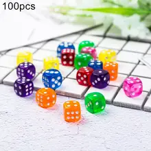 50%HOT100Pcs 14mm Colored Transparent Acrylic Game Dice Club Bar Party Accessories
50%HOT100Pcs 14mm Colored Transparent Acrylic Game Dice Club Bar Party Accessories