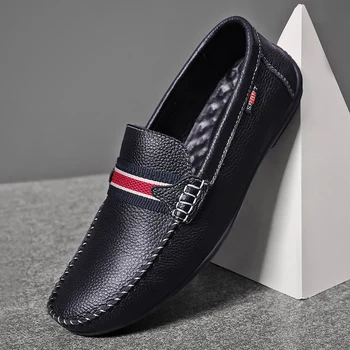 2020 Spring Men Slip On Casual Sneakers Handmade Men Shoes Leather Man Sneakers Brown Driving Moccasins For Mens Size 39-44
2020 Spring Men Slip On Casual Sneakers Handmade Men Shoes Leather Man Sneakers Brown Driving Moccasins For Mens Size 39-44