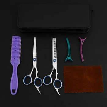Hair Scissors Professional 6 inch Hairdressing Scissors Thinning Barber Scissor Set Hair Cutting Scissors Japan Stainless Steel
Hair Scissors Professional 6 inch Hairdressing Scissors Thinning Barber Scissor Set Hair Cutting Scissors Japan Stainless Steel