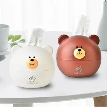 Cute Tissue Box Nordic Bear Roll Paper Storage Box Round Tissue Box Container Household Restaurant Towel Napkin Tissue Holder
Cute Tissue Box Nordic Bear Roll Paper Storage Box Round Tissue Box Container Household Restaurant Towel Napkin Tissue Holder