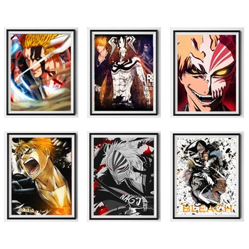 Bleach Anime Art Prints Mater Hollow Ichigo Illustration Fabric Poster for Bedroom Decoration,8 x 10 Inches,No Frame,Set of 6 
Bleach Anime Art Prints Mater Hollow Ichigo Illustration Fabric Poster for Bedroom Decoration,8 x 10 Inches,No Frame,Set of 6