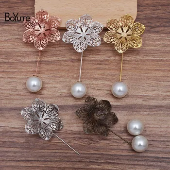 BoYuTe (20 Pieces/Lot) Metal Brass 40MM Filigree Flower Lapel Pin Base Diy Handmade Brooch Pins Jewelry Accessories
BoYuTe (20 Pieces/Lot) Metal Brass 40MM Filigree Flower Lapel Pin Base Diy Handmade Brooch Pins Jewelry Accessories
