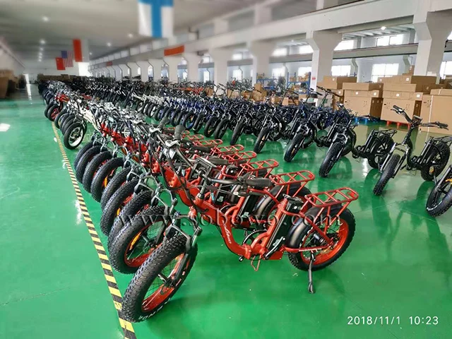 Perfect 2019 Sobowo CF46 20*1.75 inch three knife integrated wheel high quality folding electric bicycle 15