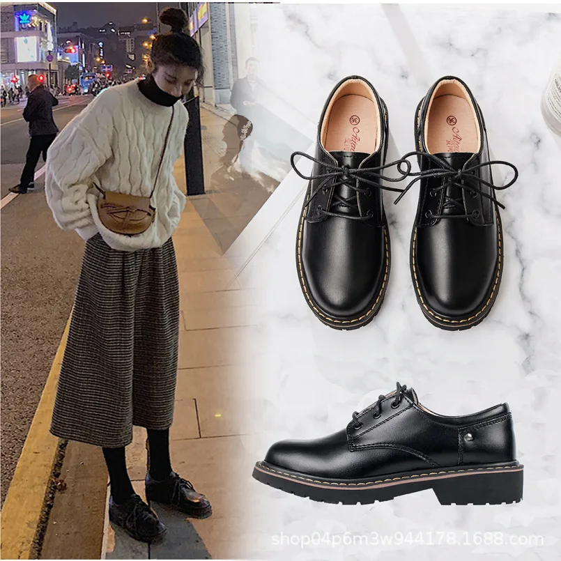 2019 Spring New Style Retro British Style INS Small Leather Shoes Student Korean-style Versatile Spring Chunky-Heel Shoes Women'
2019 Spring New Style Retro British Style INS Small Leather Shoes Student Korean-style Versatile Spring Chunky-Heel Shoes Women'