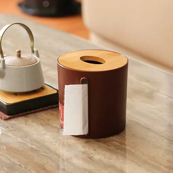 Plastic Tissue Box Holder Kitchen Living Room Paper Holder Toilet Tissue Storage Box Round Waterproof Side Drawer Container
Plastic Tissue Box Holder Kitchen Living Room Paper Holder Toilet Tissue Storage Box Round Waterproof Side Drawer Container