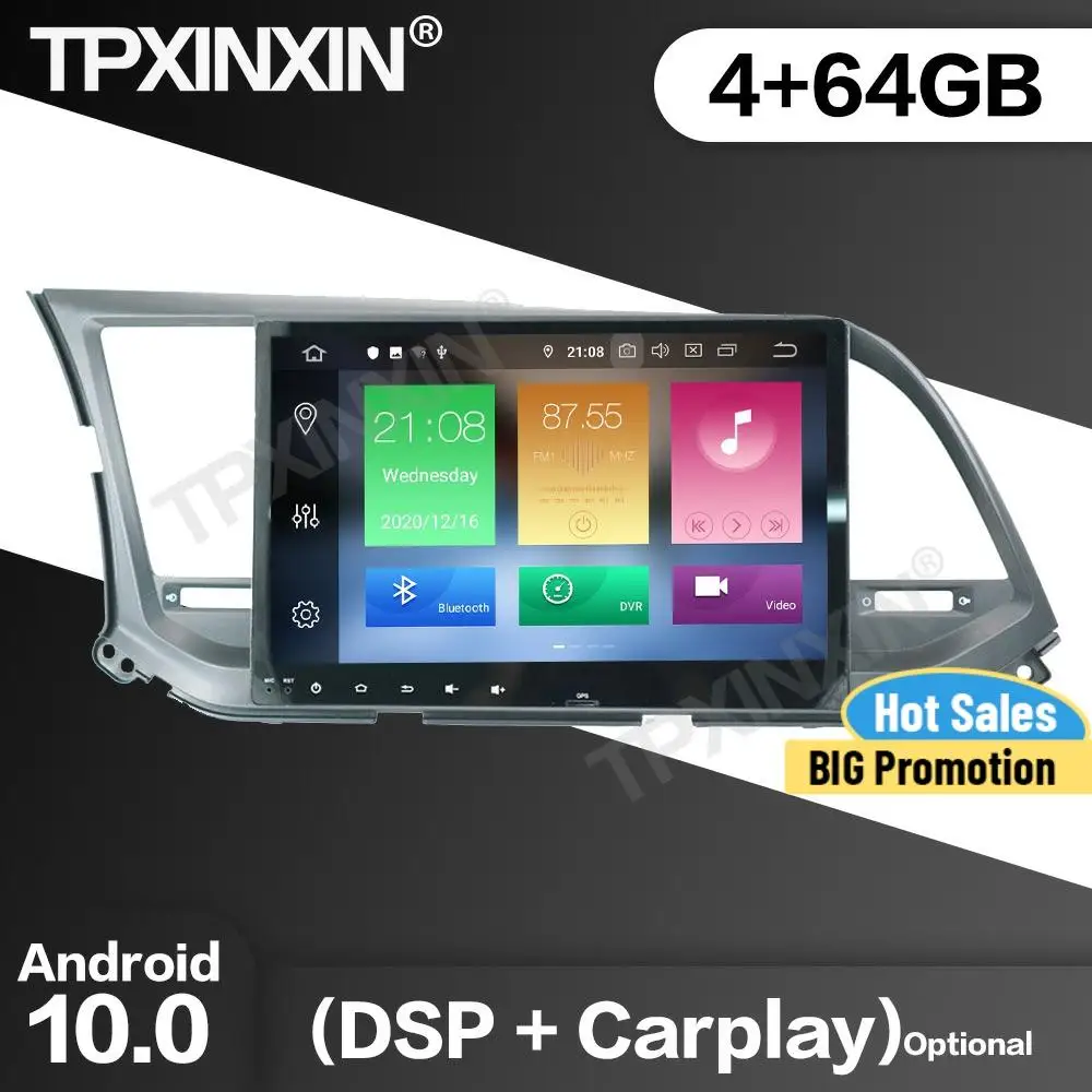 4 + 64G автомобильный радиоприемник 2 Din стерео приемника Android10 для Hyundai Elantra 2016 2017 2018 GPS NAVI мультимедийный плеер Регистраторы головное устройство
4 + 64G автомобильный радиоприемник 2 Din стерео приемника Android10 для Hyundai Elantra 2016 2017 2018 GPS NAVI мультимедийный плеер Регистраторы головное устройство
