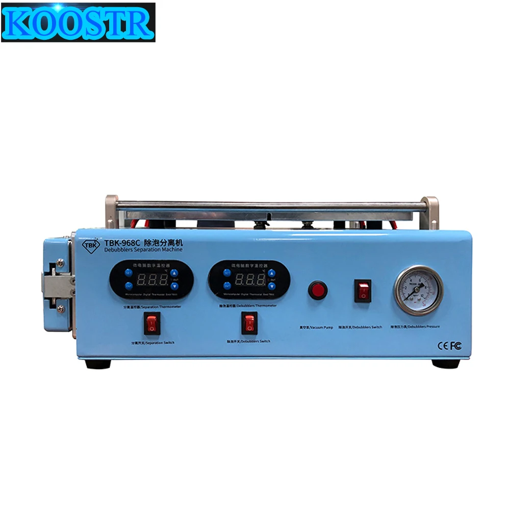 High quality 2 in 1 TBK 968C LCD Screen Separator 12 inch with autoclave OCA debubble machine for mobiles repairing
High quality 2 in 1 TBK 968C LCD Screen Separator 12 inch with autoclave OCA debubble machine for mobiles repairing
