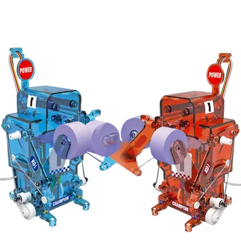 2Pcs/Set SUBOTECH DIY004-2 Boxing Robot DIY Boxing Fighter Self-Assembled Electronic Robot Toys Kit For Kids Gifts - Blue + Red
2Pcs/Set SUBOTECH DIY004-2 Boxing Robot DIY Boxing Fighter Self-Assembled Electronic Robot Toys Kit For Kids Gifts - Blue + Red
