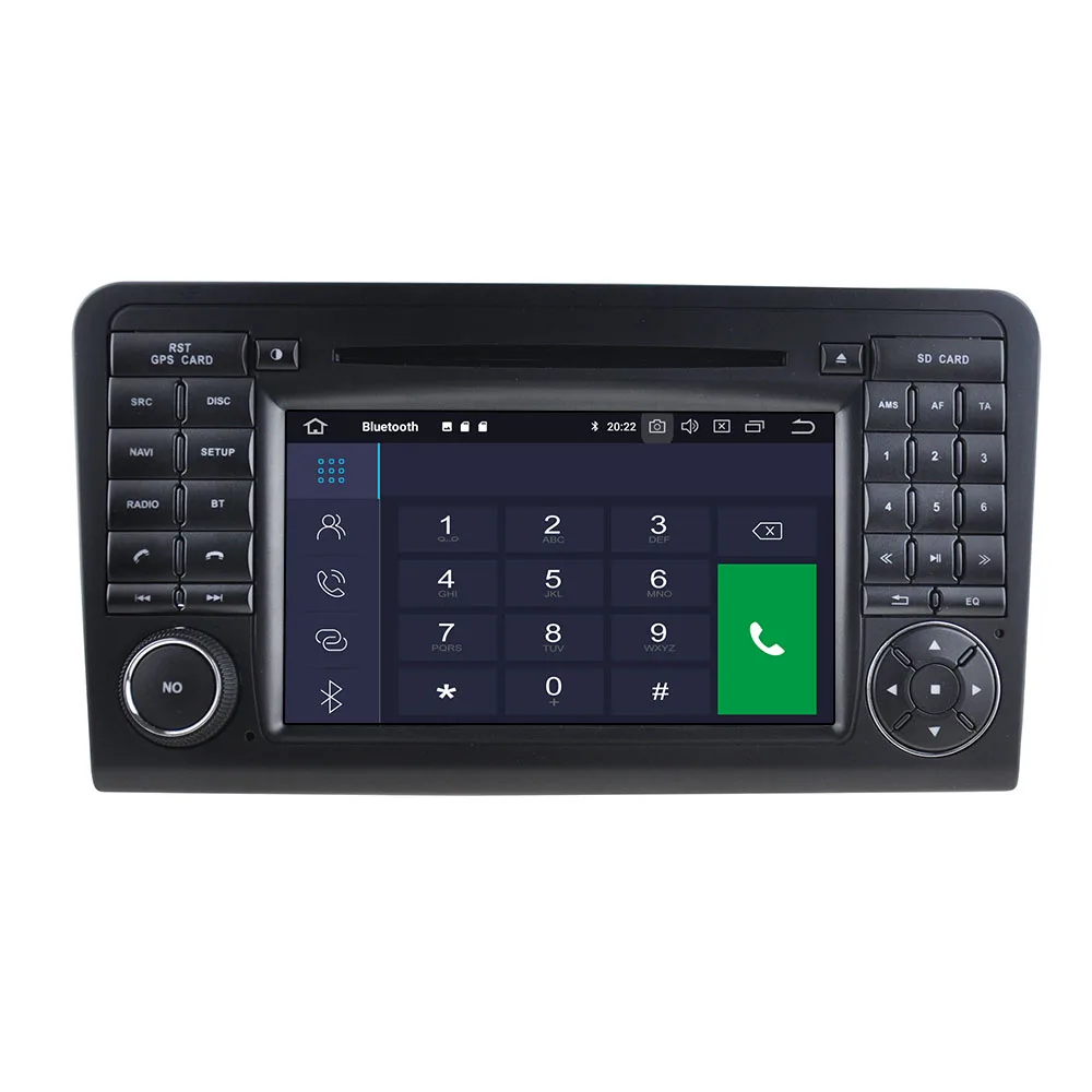 Discount Android 9 With DSP For Mercedes Benz ML clase W164 2005- 2012 Car No DVD video player Multimedia GPS navigation Radio Tape 1