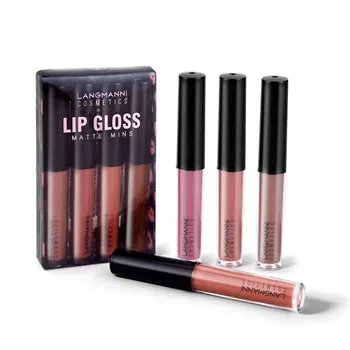 4 Colors Matte Lip Gloss Set Moisturizer Liquid Lipstick Sexy Lip Gloss Set Waterproof Long Lasting Lip Tint Cosmetic
4 Colors Matte Lip Gloss Set Moisturizer Liquid Lipstick Sexy Lip Gloss Set Waterproof Long Lasting Lip Tint Cosmetic