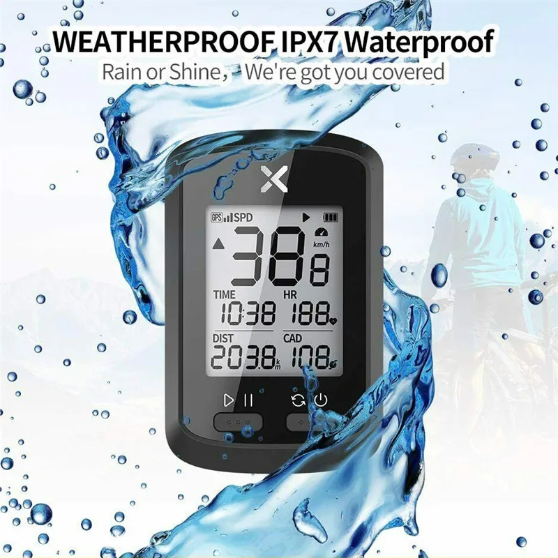 XOSS G Plus Waterproof Bicycle Bike Computer 1.8in Cycling GPS Stopwatch Wireless Bluetooth ANT+ Speedometer with Cadence Sensor
XOSS G Plus Waterproof Bicycle Bike Computer 1.8in Cycling GPS Stopwatch Wireless Bluetooth ANT+ Speedometer with Cadence Sensor