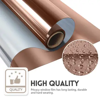 Reflective Window Film Mirror One Way Daytime Privacy Anti UV Self-adhesive Window Sticker Removable Decorative Screen Stickers
Reflective Window Film Mirror One Way Daytime Privacy Anti UV Self-adhesive Window Sticker Removable Decorative Screen Stickers