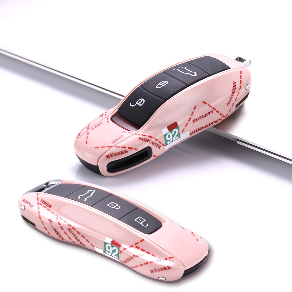 Car key case cover for Porsche Macan Cayenne Panamera 911 9YA 971 key holder hard shell NO.92 racing car cute pink girly style
Car key case cover for Porsche Macan Cayenne Panamera 911 9YA 971 key holder hard shell NO.92 racing car cute pink girly style