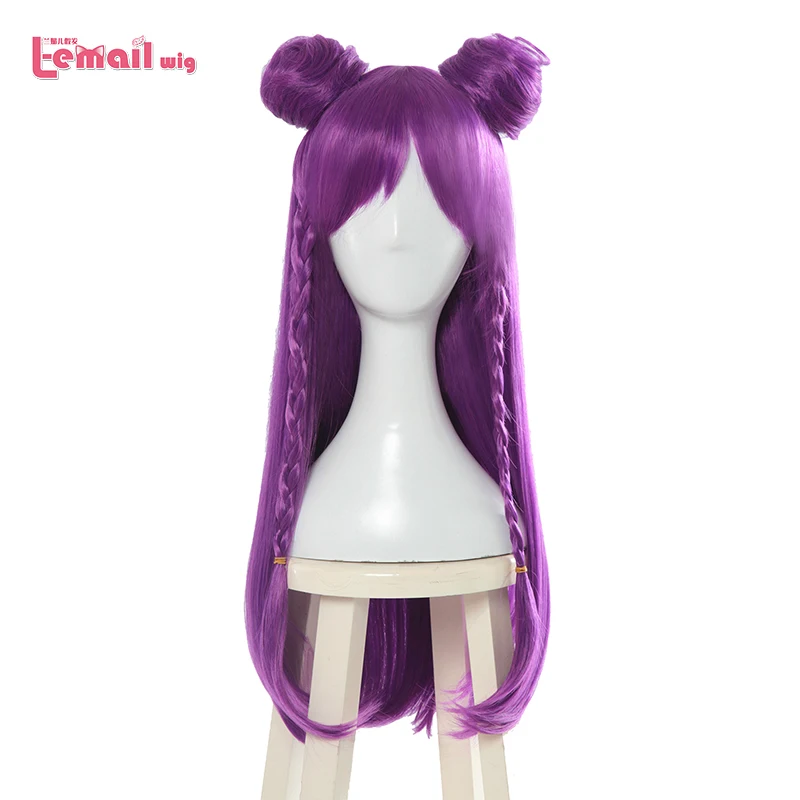 L-email wig Game LOL K/DA Kaisa Cosplay Wigs Long Purple KDA Cosplay Wig with Buns Halloween Heat Resistant Synthetic Hair
L-email wig Game LOL K/DA Kaisa Cosplay Wigs Long Purple KDA Cosplay Wig with Buns Halloween Heat Resistant Synthetic Hair