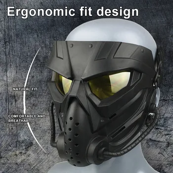 Airsoft Mask Full Face Mask with Eye Protection Collision Resistant for Halloween Airsoft Hunting CS Game Paintball JS22 
Airsoft Mask Full Face Mask with Eye Protection Collision Resistant for Halloween Airsoft Hunting CS Game Paintball JS22
