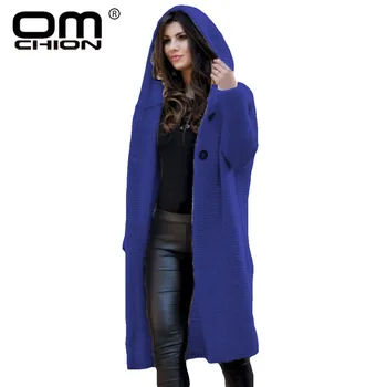 OMCHION Hooded Solid Long Cardigan Women 2019 Winter Clothes Oversized Knitted Sweater Coat Pockets Plus Size 5XL Cardigans NP10
OMCHION Hooded Solid Long Cardigan Women 2019 Winter Clothes Oversized Knitted Sweater Coat Pockets Plus Size 5XL Cardigans NP10