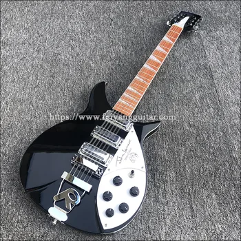 High-quality 12-string 350electric guitar black paint, 628 mm pitch keys, front and back lulu binding
High-quality 12-string 350electric guitar black paint, 628 mm pitch keys, front and back lulu binding