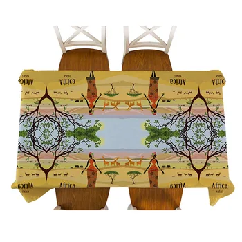 African Style Decorative Cartoon Character woman Table Cloth Cotton Linen Tablecloth Dining Table Cover For Decor
African Style Decorative Cartoon Character woman Table Cloth Cotton Linen Tablecloth Dining Table Cover For Decor