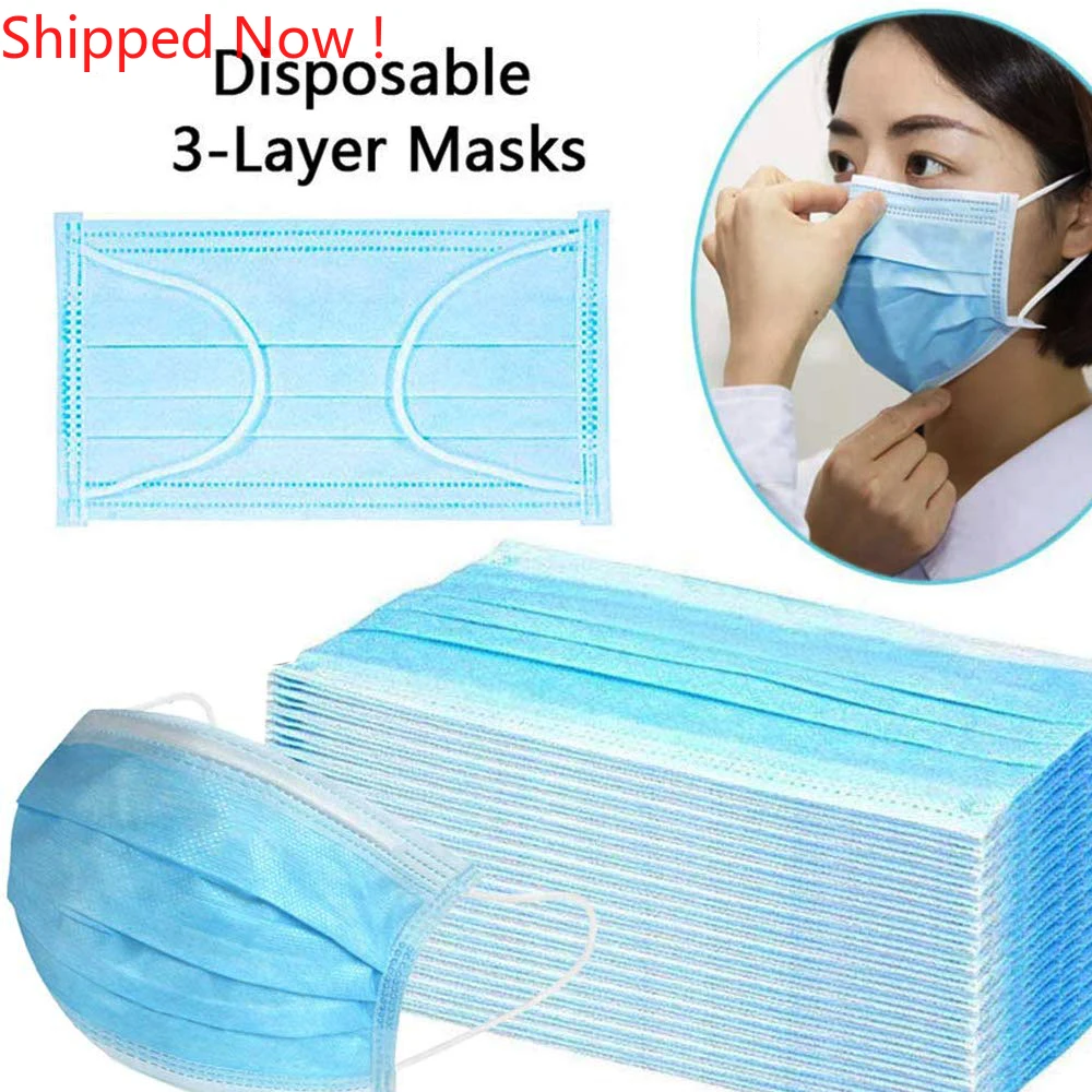100Pcs/Lot Disposable Mask Anti Pollution Masks Fabric Nonwovens Dustproof Health Care Mouth Mask Blue Adult Unisex Protection
100Pcs/Lot Disposable Mask Anti Pollution Masks Fabric Nonwovens Dustproof Health Care Mouth Mask Blue Adult Unisex Protection