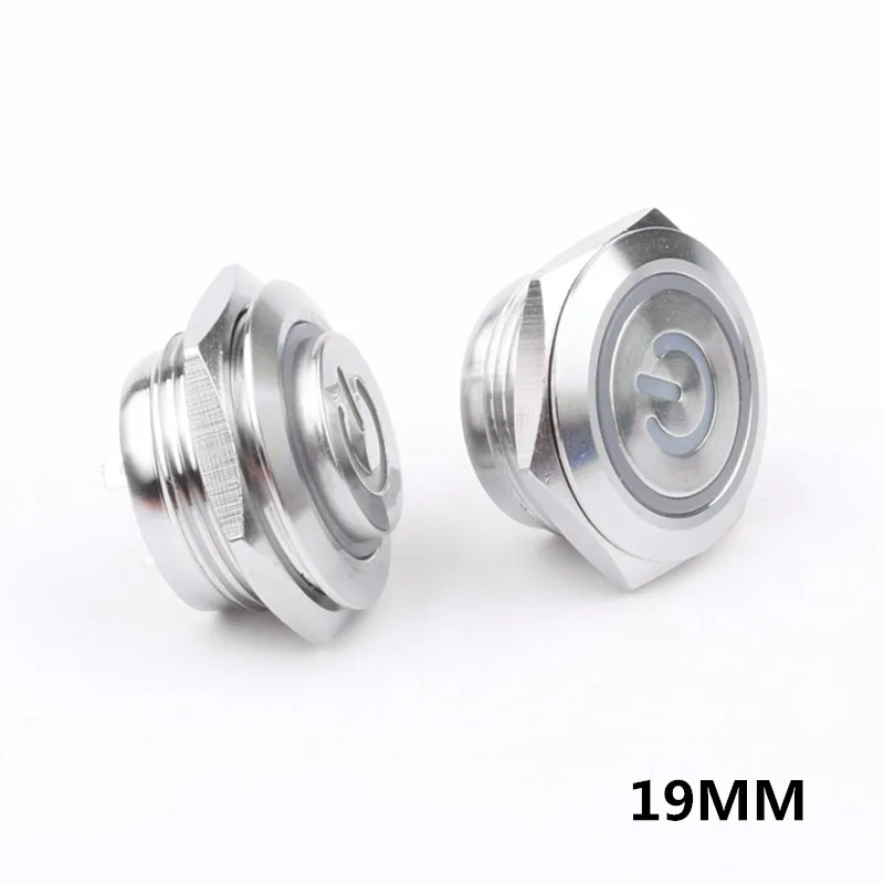 19mm metal button switch with light 3V12V24V micro-stroke ultra-short self-reset waterproof key switch
19mm metal button switch with light 3V12V24V micro-stroke ultra-short self-reset waterproof key switch