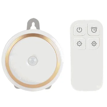 Bedroom Remote Control Wardrobe LED Night Light Home Modern ABS Practical Wall Mounted Round Toilet Timing USB Charging
Bedroom Remote Control Wardrobe LED Night Light Home Modern ABS Practical Wall Mounted Round Toilet Timing USB Charging