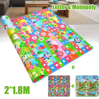 58x43x4cm Baby crawling mat Double Side Design Flying chess orchard Climbing Pad Children's Play Mat Carpet for Baby
58x43x4cm Baby crawling mat Double Side Design Flying chess orchard Climbing Pad Children's Play Mat Carpet for Baby