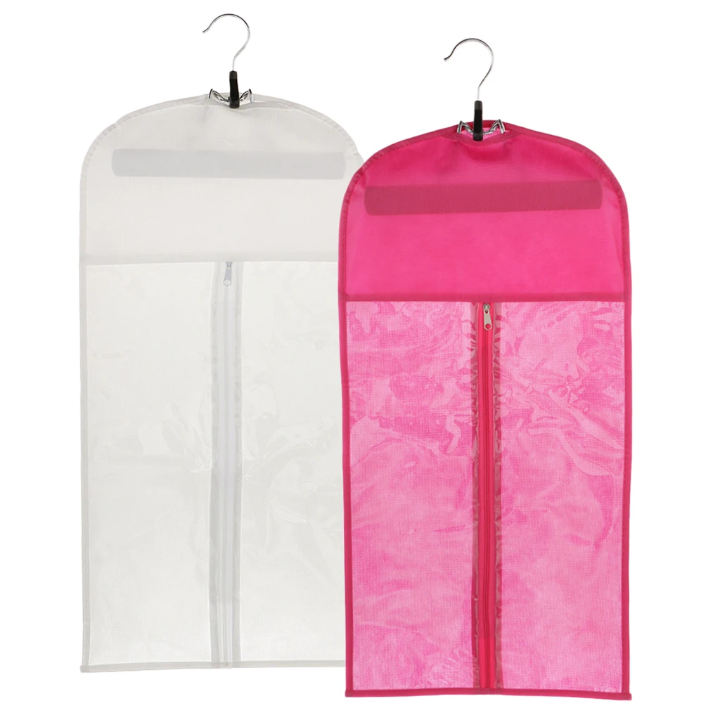 2 Pieces Dustproof Hair Extension Wig Storage Holder Bag Protector+Hanger 2 Pieces Dustproof Hair Extension Wig Storage Holder Bag Protector+Hanger