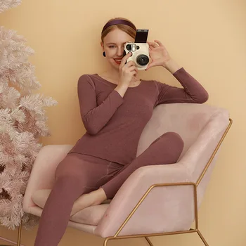 Velvet Non Trace Thermal Underwear Winter Double-sided Plush Female Render Unlined Upper Garment Blusas Thermal Wear Women
Velvet Non Trace Thermal Underwear Winter Double-sided Plush Female Render Unlined Upper Garment Blusas Thermal Wear Women