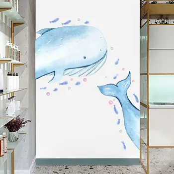 2pcs/set Cartoon Blue Whale Wall Sticker for Kids room Nursery Bedroom Door Decals Eco-friendly Vinyl DIY Murals Home Deocration
2pcs/set Cartoon Blue Whale Wall Sticker for Kids room Nursery Bedroom Door Decals Eco-friendly Vinyl DIY Murals Home Deocration