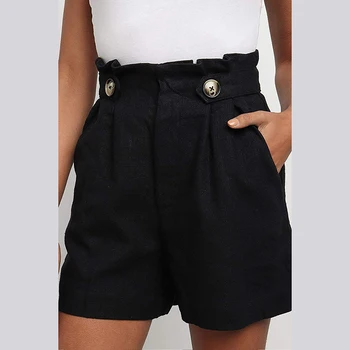 2020 Summer High Waist Cotton Linen Shorts Women Casual Loose Ladies Fashion Roll Up Hem Elastic Waist Pocket 3 Colors Female
2020 Summer High Waist Cotton Linen Shorts Women Casual Loose Ladies Fashion Roll Up Hem Elastic Waist Pocket 3 Colors Female