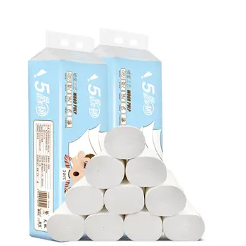 12 Rolls of One Set Durable Toilet Paper Household Roll Paper Toilet Wood Pulp Coreless Tissue Paper
12 Rolls of One Set Durable Toilet Paper Household Roll Paper Toilet Wood Pulp Coreless Tissue Paper