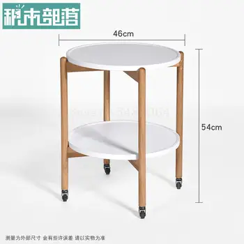 Solid Wood Side Table Simple Removable Sofa Small Round Table Creative Nordic Mini Living Room Small Coffee Table
Solid Wood Side Table Simple Removable Sofa Small Round Table Creative Nordic Mini Living Room Small Coffee Table