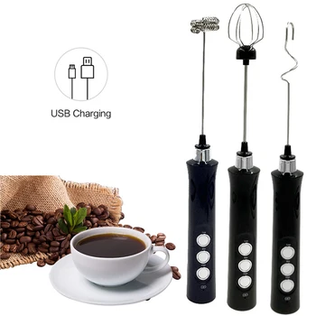 Rechargeable Milk Frother Battery Operated,3-Speed Portable Travel Frother,Electric Milk Foamer Coffee Frother for Latte
Rechargeable Milk Frother Battery Operated,3-Speed Portable Travel Frother,Electric Milk Foamer Coffee Frother for Latte