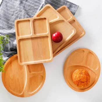 Wood Children Baby Dining Tray Circle Seperated Tray Solid Wood Rectangular Simple Plate Plate
Wood Children Baby Dining Tray Circle Seperated Tray Solid Wood Rectangular Simple Plate Plate