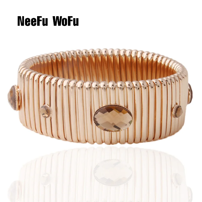 NeeFuWoFu 25mm Spring chain Bracelet gold Copper Natural stone Bracelets Bohemia de Madera Pulseira Estrela de Cinco
NeeFuWoFu 25mm Spring chain Bracelet gold Copper Natural stone Bracelets Bohemia de Madera Pulseira Estrela de Cinco