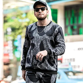 Fat Sweatshirt Off new bottoming shirt men plus velvet pullover round neck shirt
Fat Sweatshirt Off new bottoming shirt men plus velvet pullover round neck shirt