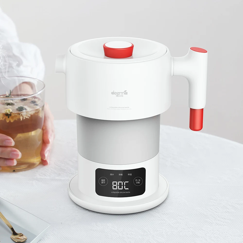 Folding Electric Kettle 0.6L Travel Portable Water Kettle Temperature Display Smart Touch Control Insulation Pot NEW
Folding Electric Kettle 0.6L Travel Portable Water Kettle Temperature Display Smart Touch Control Insulation Pot NEW