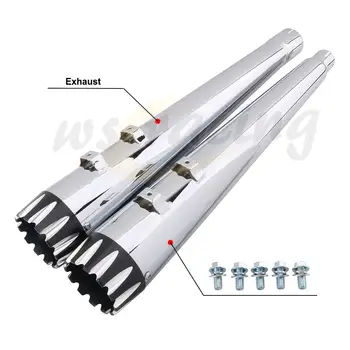 Motorcycle 2 Pcs Pair Slip on Exhaust Pipe For Harley Harley Touring Bagger Road King Ultra Classic 2017 2018 2019
Motorcycle 2 Pcs Pair Slip on Exhaust Pipe For Harley Harley Touring Bagger Road King Ultra Classic 2017 2018 2019