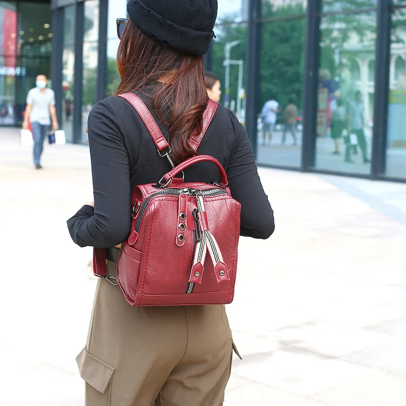 Bags for Women 2020 New Vertical Version Three-purpose Diagonal Bag Wild Casual Temperament Ladies Backpack Mochila Feminina
Bags for Women 2020 New Vertical Version Three-purpose Diagonal Bag Wild Casual Temperament Ladies Backpack Mochila Feminina