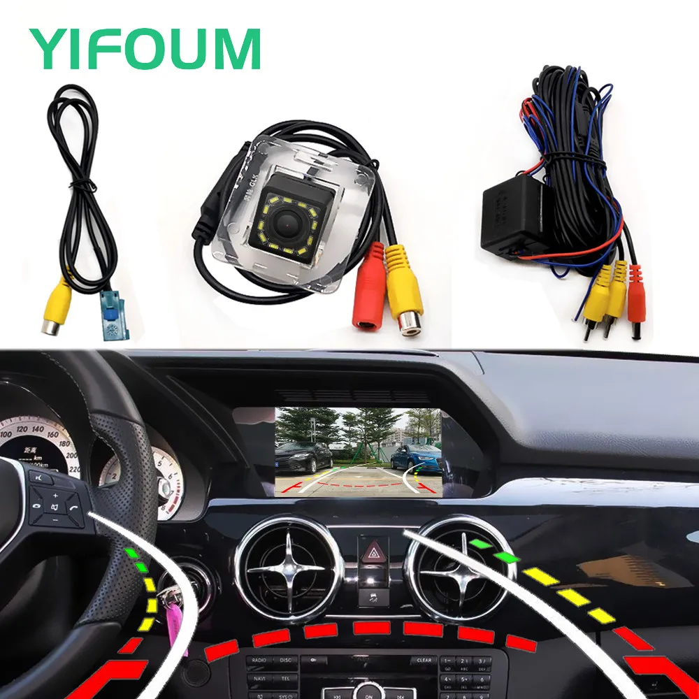 Fisheye Dynamic Trajectory Car Rear View Camera For Mercedes-Benz GLK X204 GLK 350 GLK250 2010-2014 & Original Factory Screen
Fisheye Dynamic Trajectory Car Rear View Camera For Mercedes-Benz GLK X204 GLK 350 GLK250 2010-2014 & Original Factory Screen