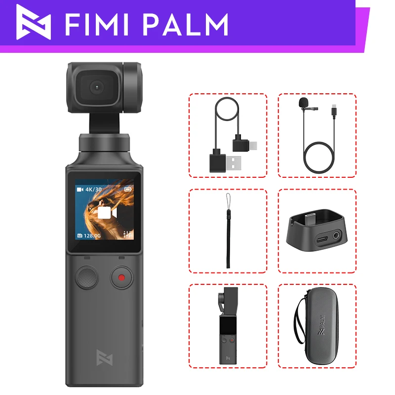 FIMI PALM Handheld Gimbal Charging Base Adaptor Cable 3-Axis 4K HD Camera WiFi Stabilizer Touchscreen Vlog Photography
FIMI PALM Handheld Gimbal Charging Base Adaptor Cable 3-Axis 4K HD Camera WiFi Stabilizer Touchscreen Vlog Photography
