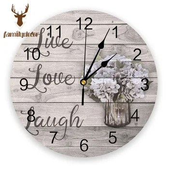 Retro Hydrangea Grain Pattern Printed PVC Wall Clock Modern Design Home Decor Bedroom Silent Oclock Watch Wall For Living Room
Retro Hydrangea Grain Pattern Printed PVC Wall Clock Modern Design Home Decor Bedroom Silent Oclock Watch Wall For Living Room