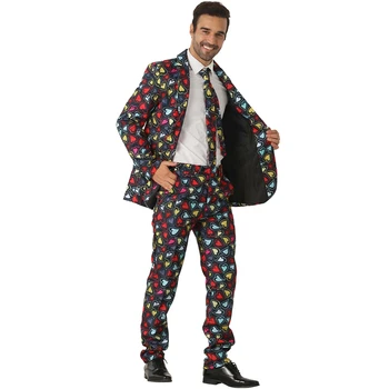 Stylish Adult Man's Romantic Love-Hearts Elegant Crazy Fancy Suit Halloween Party Costume
Stylish Adult Man's Romantic Love-Hearts Elegant Crazy Fancy Suit Halloween Party Costume