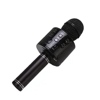 HS858 Wireless Karaoke MicrophoneLouder Volume More Bass Portable Handheld Double Speaker Mic Machine
HS858 Wireless Karaoke MicrophoneLouder Volume More Bass Portable Handheld Double Speaker Mic Machine