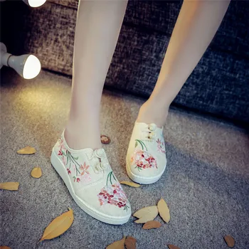 New Flowers Chinese Old Peking Spring Shoes Women Casual Hemp Cotton Flower Auger Embroidery Shoes Size 34-43 
New Flowers Chinese Old Peking Spring Shoes Women Casual Hemp Cotton Flower Auger Embroidery Shoes Size 34-43