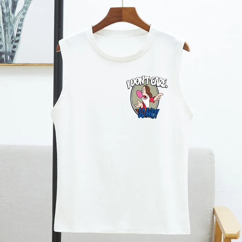 2020 Fashion T-shirt woman I don't care Sleeveless t shirt tshirt women tops summer couple harajuku korean tee shirt femme mujer
2020 Fashion T-shirt woman I don't care Sleeveless t shirt tshirt women tops summer couple harajuku korean tee shirt femme mujer
