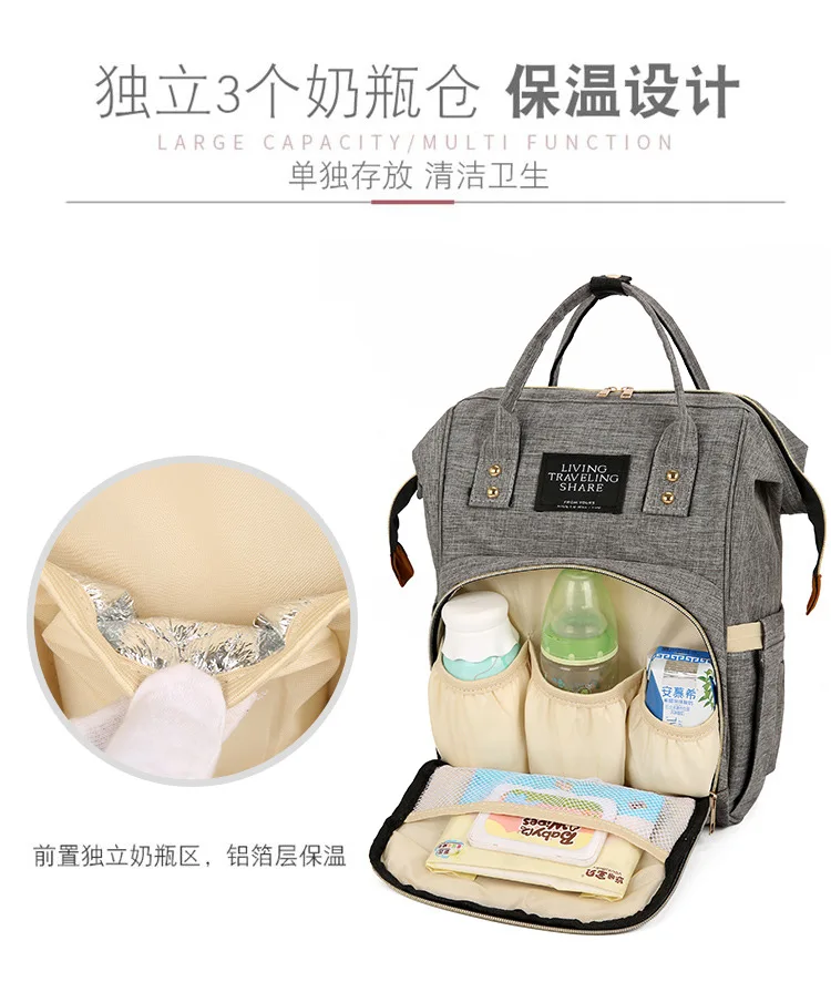 Upgraded Ant Cloth Waterproof Diaper Bag Backpack Multi-functional Mom And Baby Travel Large-Volume USB Data Cable
Upgraded Ant Cloth Waterproof Diaper Bag Backpack Multi-functional Mom And Baby Travel Large-Volume USB Data Cable